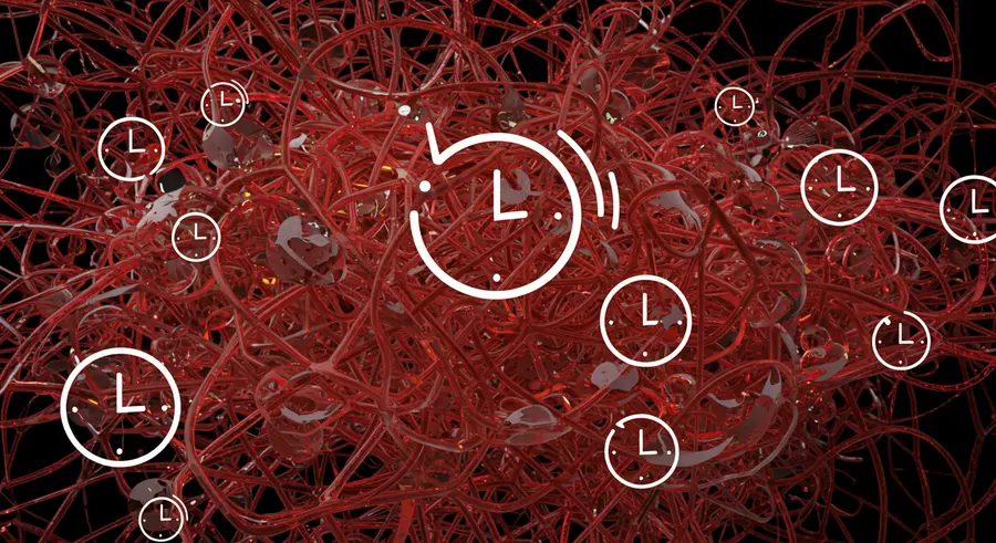 Abstract representation of challenges in time-series data management